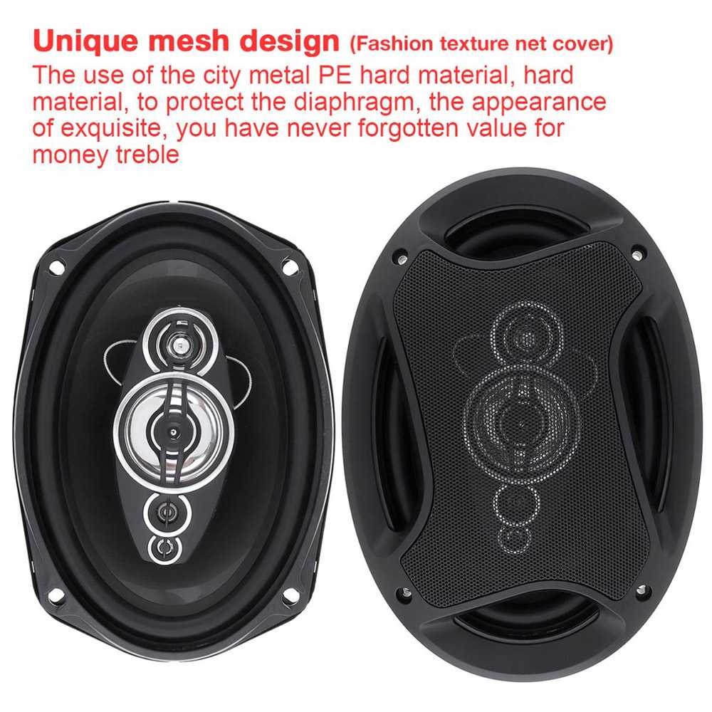 Pcinener Speaker Mobil HiFi 6x9 Inch 800W 2 PCS - TS-6972