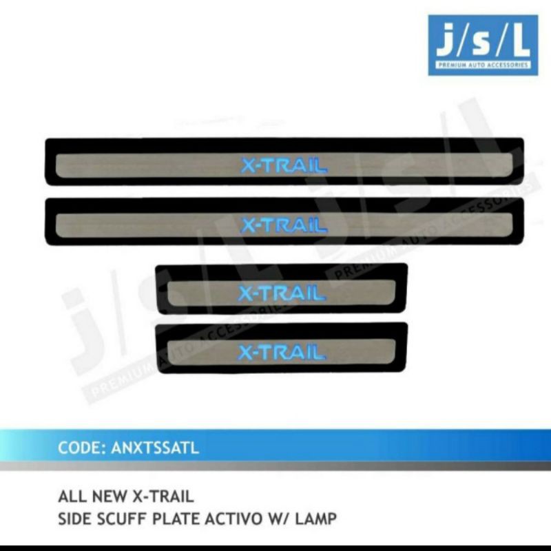 sillplate samping all new XTrail activo lampu jsl