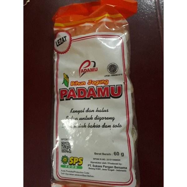 

Bihun Jagung Padamu 60gr