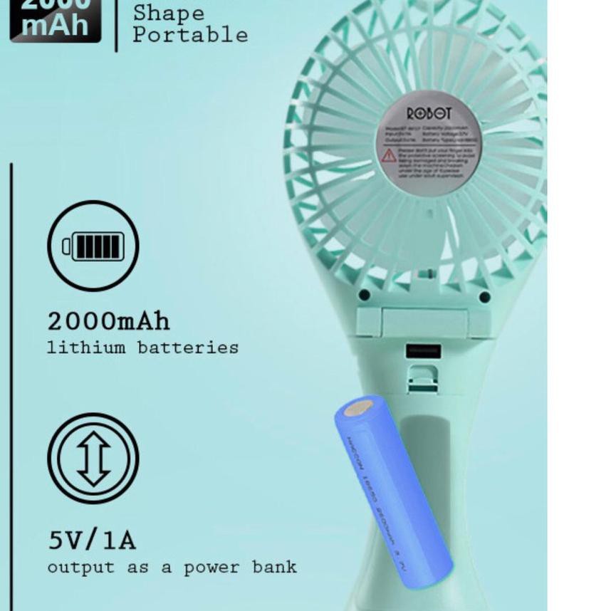 L9S✾ Kipas Angin Listrik Elektrik Vivan Robot RTBF04 Mini USB Fan RT-BF04 | RT-BF07 RTBF07 BF07 Mode