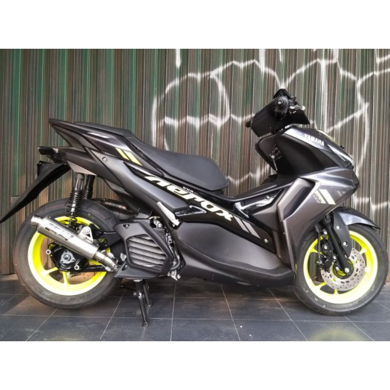 Knalpot Aerox Old/New type M45-M3 Shijiro Racing Original