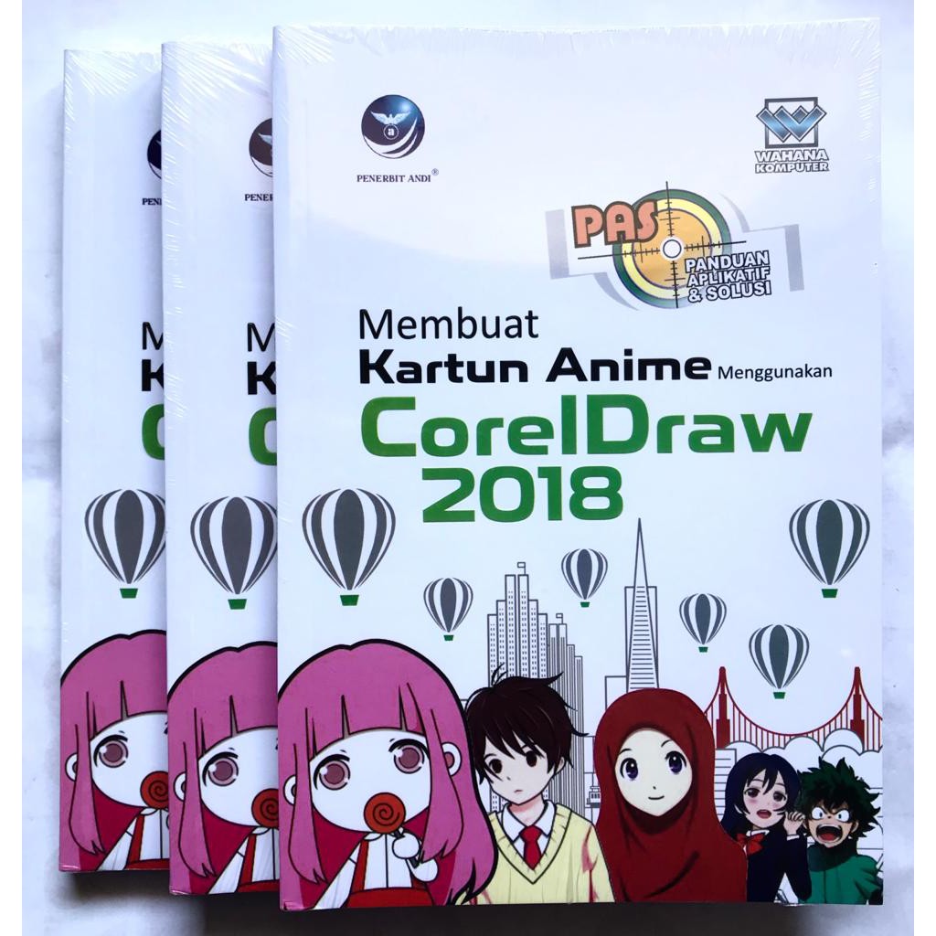 Membuat Kartun Anime Menggunakan CorelDraw 2018