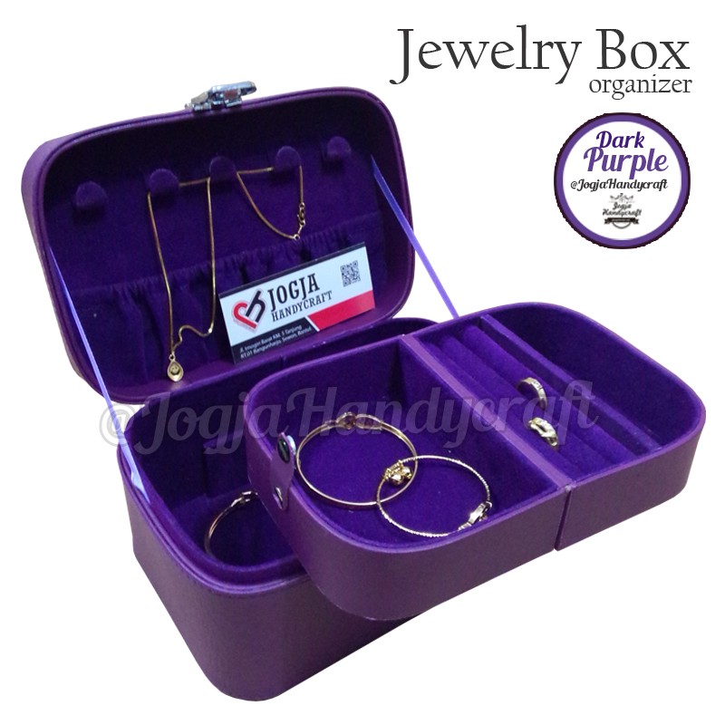 PROMO - Jewellery Box With Traveller Case / Kotak Tempat Perhiasan dan Accesories