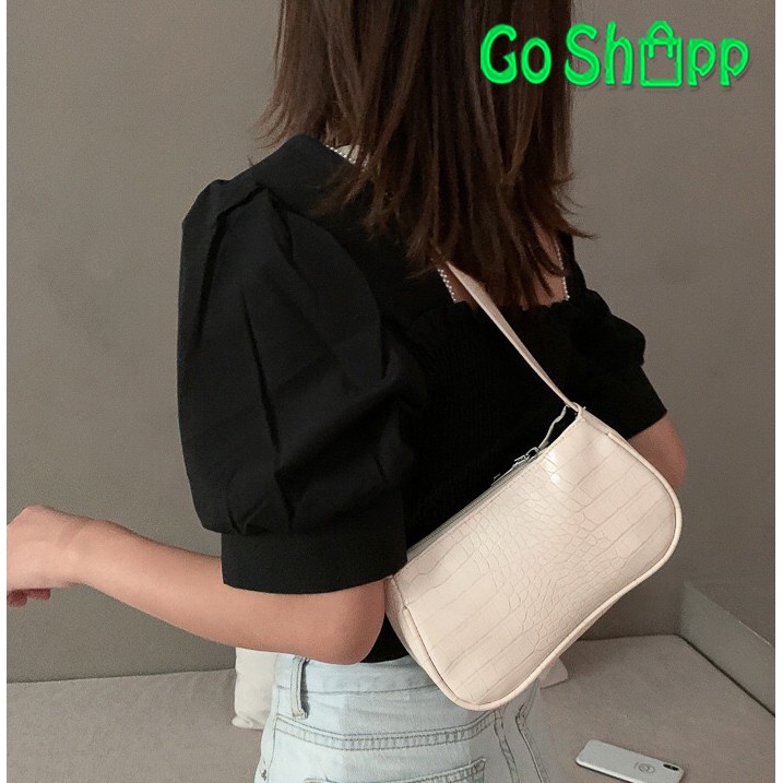 Shoulder Bag Mini Croco Fashion Wanita Terbaru - Tas Fashion Import - Tas Bahu Import [SL45]