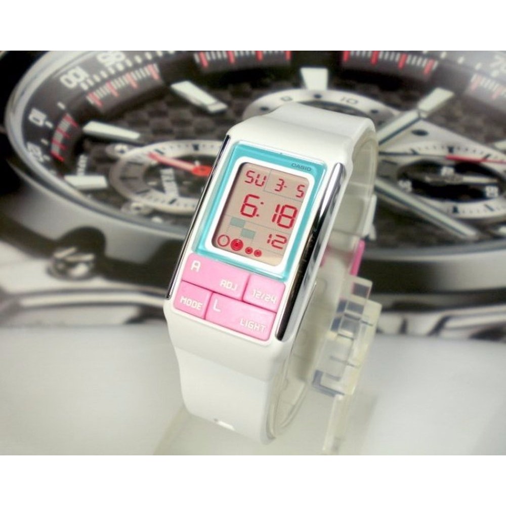 Jam Tangan Casio Poptone Original Wanita LDF 51 7C