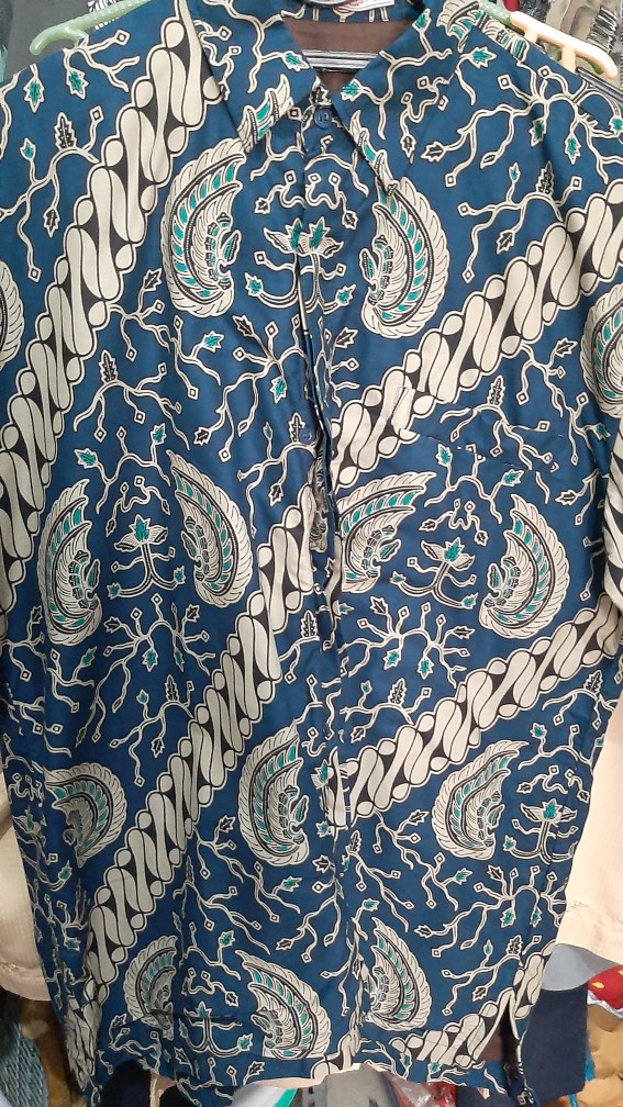 Kemeja Batik Prabu Bahan Katun Baturaden Reguler Fit B091