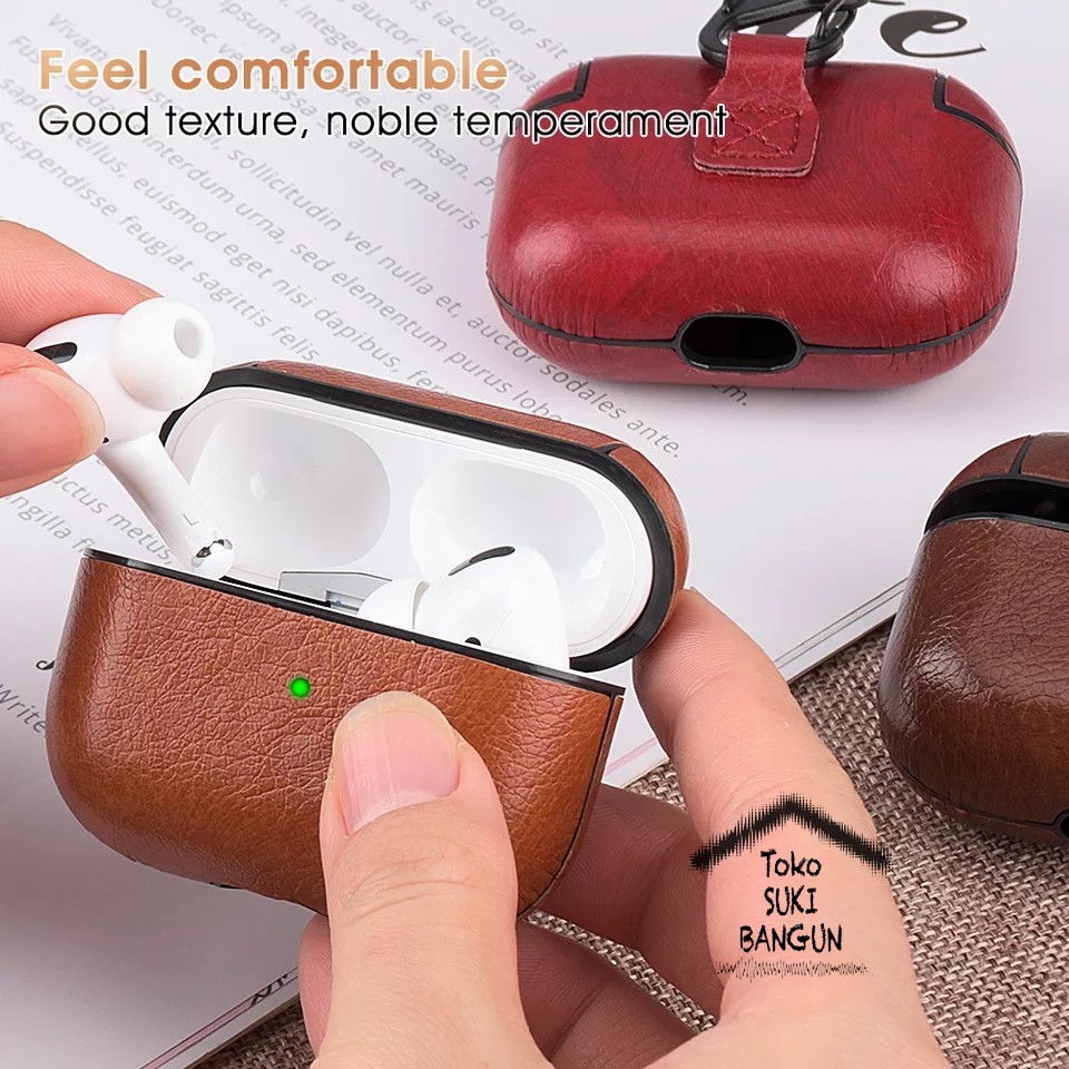 Airpods Pro Case Leather VINTAGE Retro Protector Cover