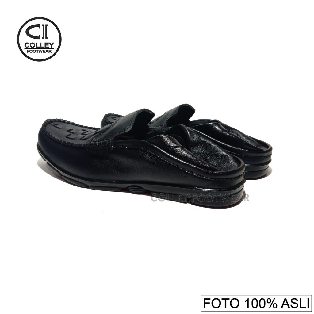 COD - SEPATU KANTOR PRIA 100% KULIT ASLI - COKELAT HITAM CLY-SMK-015