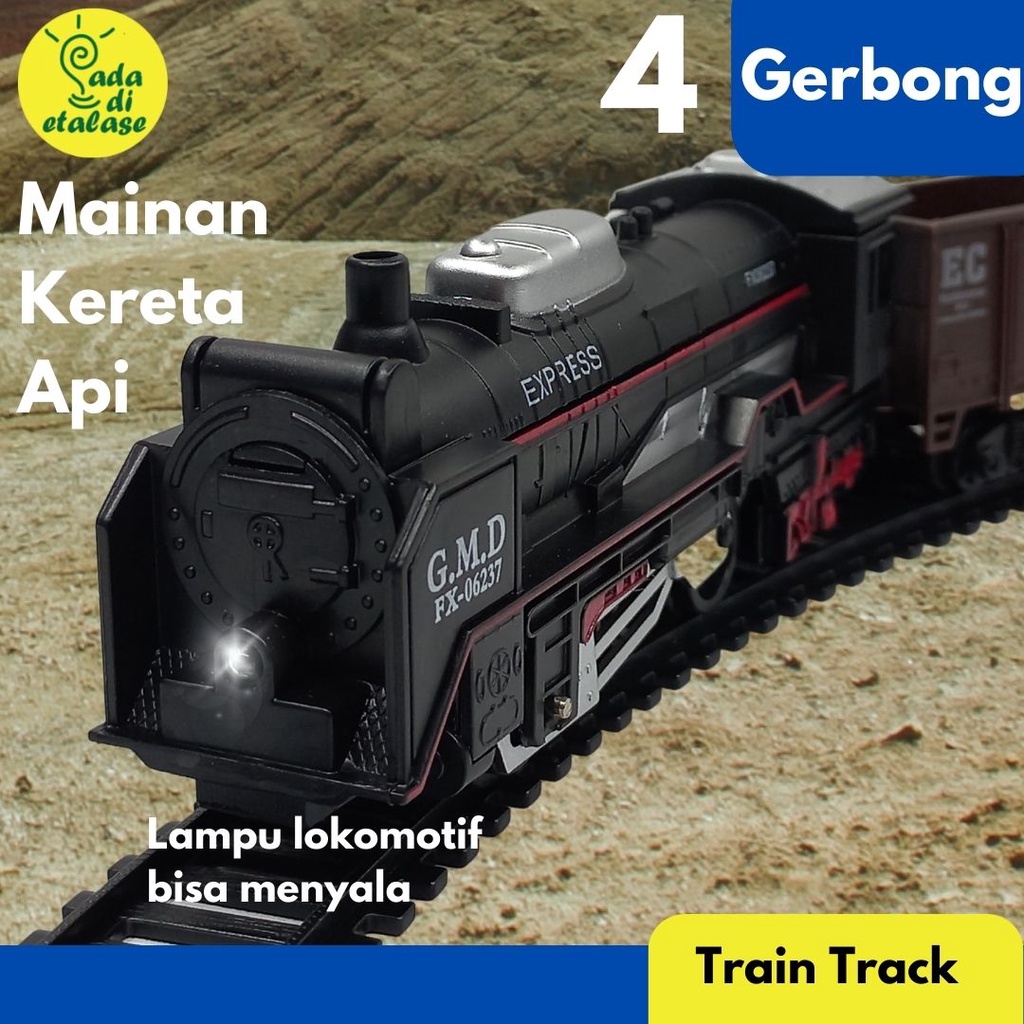 Jual Mainan Kereta Api Rail King Classical Train Bisa Jalan dan Lampu ...