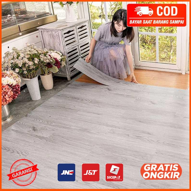 Lantai Motif Kayu Wood Floor Self Adhesive 152x915mm MW 010