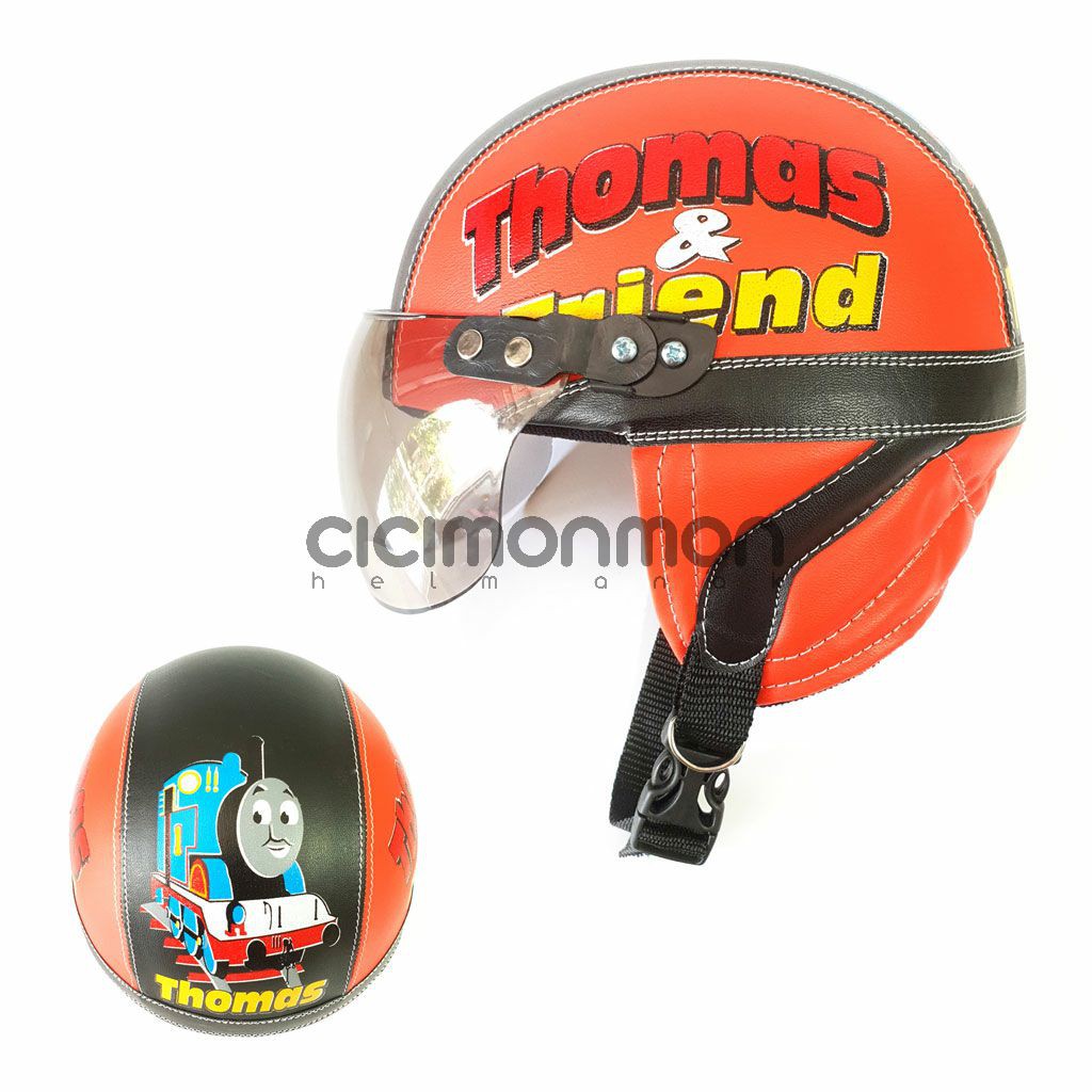 Helm Anak Retro Karakter Thomas and friends