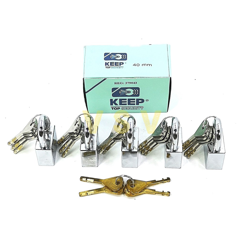 KEEP master key 40mm 5 pcs / Gembok Master / Gembok keep gembok rumah