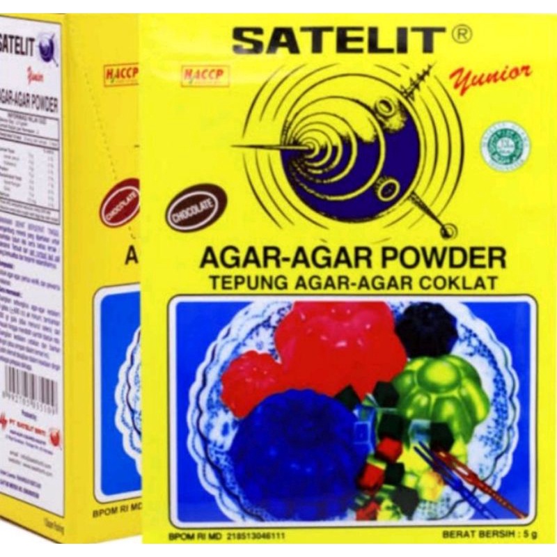 

ECER AGAR-AGAR SATELIT 5 GRAM