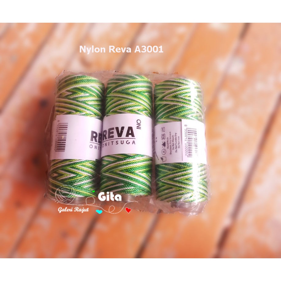 Benang Rajut Nylon Reva / Benang Rajut Tas Dompet