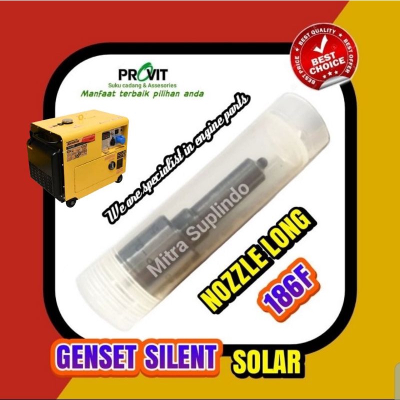 Type 186F Nozzle panjang mesin genset solar