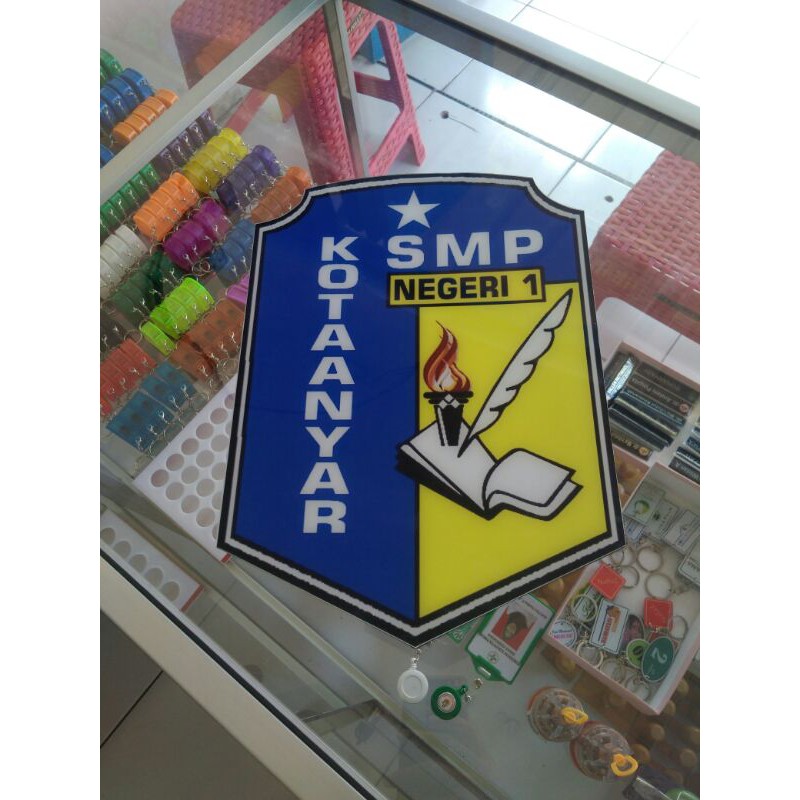 

Logo Acrilik custom, sekolah dinas pt kantor madrasah