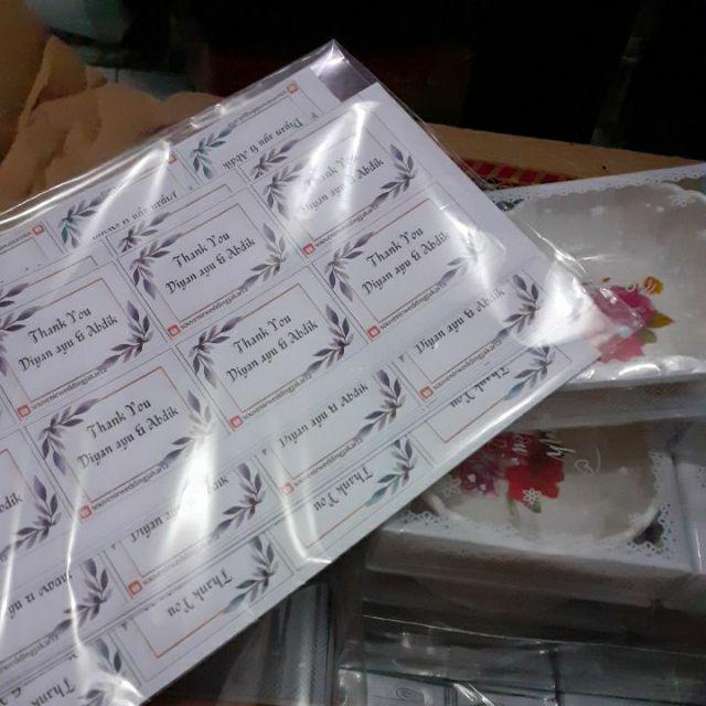 Souvenir Mangkok Bulat Kemas Mika Motif