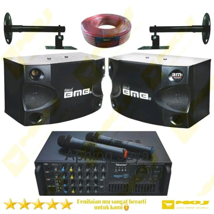 Paket Karaoke Bluetooth Bmb Original Paketan Sound System Weston Mic