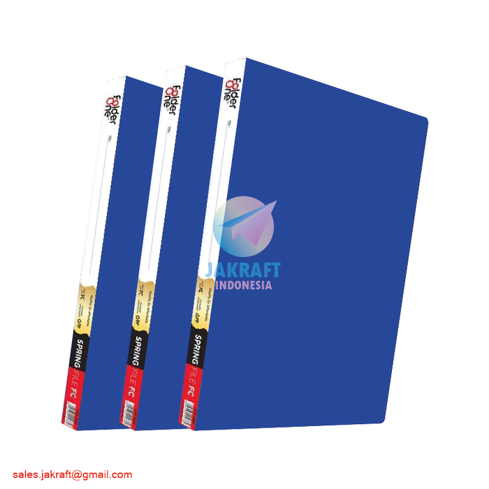 

Map Spring File F4 Folio Warna Biru Blue FOLDER ONE Mirip Seagull VDE724