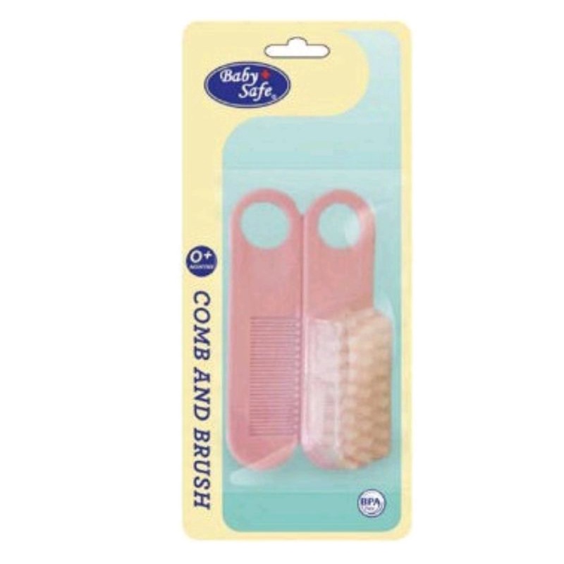 Sisir dan Sikat Bayi Babysafe Baby Safe Original Comb and Brush