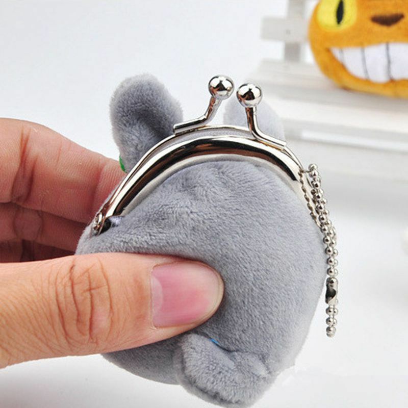 Tetangga Totoro My Left Plush Doll Toy Mini Holder Koin Hadiah Dompet Mainan