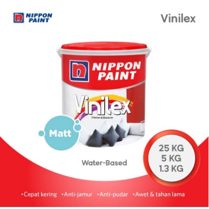 CAT TEMBOK VINILEX NIPPON PAINT 25KG - KHUSUS GOSEND