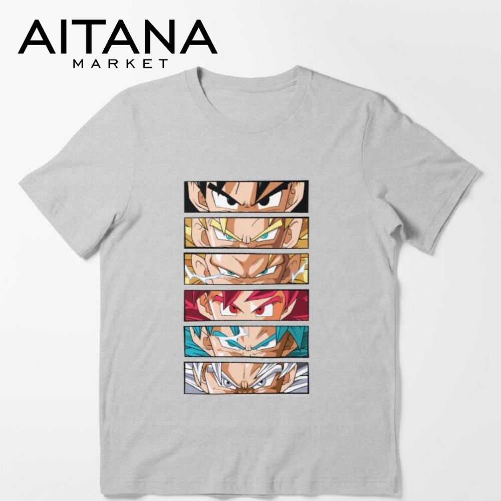 [ANIME] KAOS DRAGON BALL GOKU BAHAN COMBED 30s NYAMAN DI PAKAI UNTUK SEHARI HARI