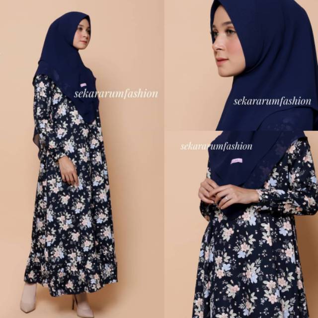 Gamis friendly nicole by sekararum size M XL XXL
