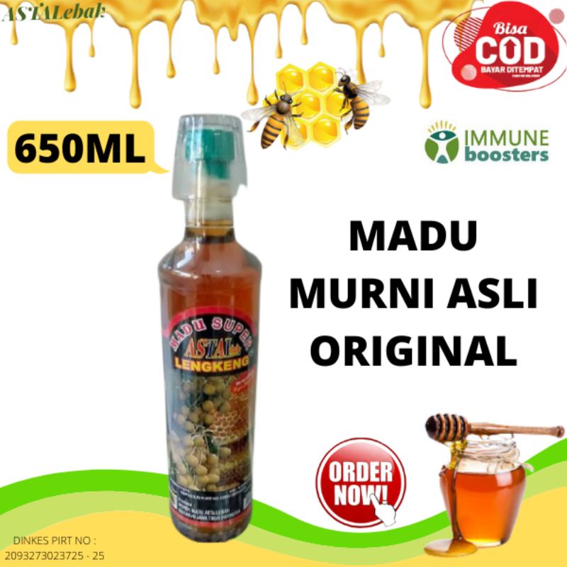 

Madu Murni Asli 100% Original Astalebah Kelengkeng Obat Asam Lambung Lebah Liar Hutan Minuman Herbal Tradisional Hijau 1kg Multiflora Melifera Suplemen Kesehatan Daya Tahan Tubuh Enak Manis Berkhasiat Harga Murah Grosir Berkualitas Menambah Stamina