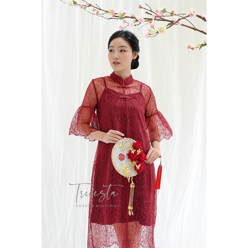 Malva Robe - Sangjit Tingjing Lamaran Robe Kimono Pengantin