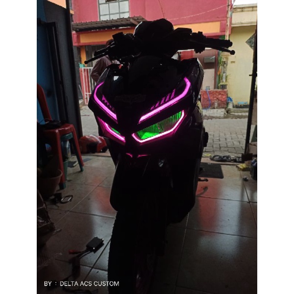 Lampu Alis Vario 125/150 New 2018 - 2022 Komplit Headlamp