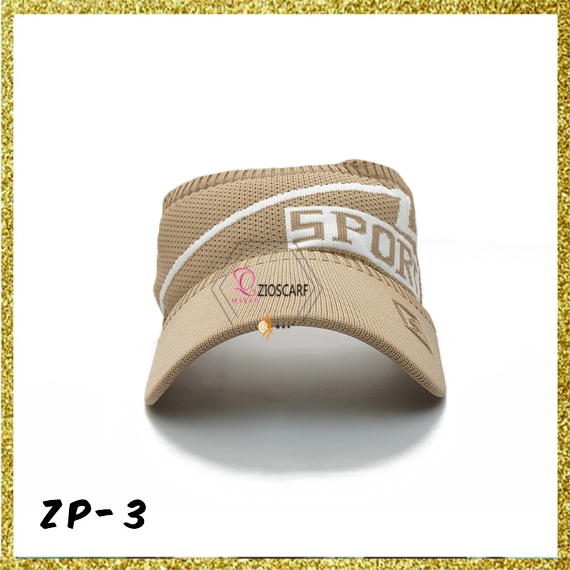 TOPI SENAM WANITA SUMMER ZUMBA SEPEDA PANTAI SPORT ANTI UV TENIS TENNIS GOLF KOREA WANITA PRIA ZP