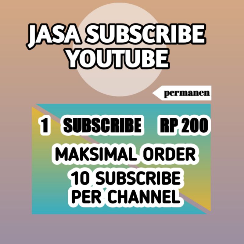 JASA SUBSCRIBE PERMANEN