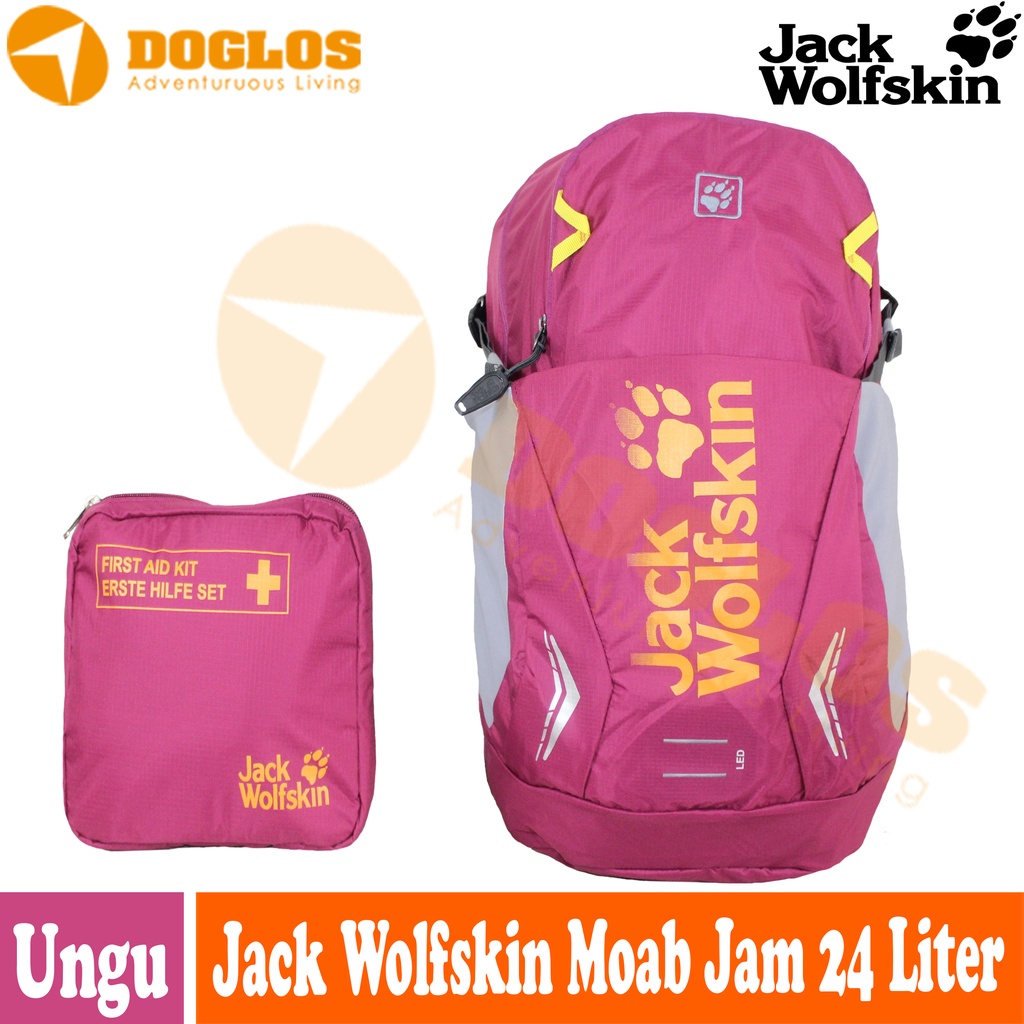 Daypack Jack Wolfskin Moab Jam 24 Purple Hikking Traveling Outdoor