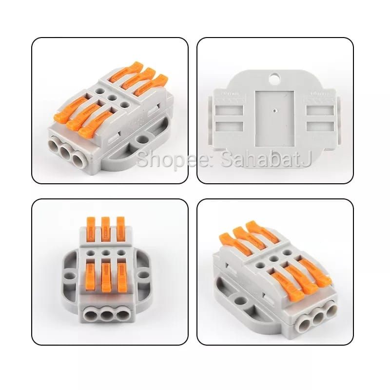 Terminal Konektor Kabel 22-2/3/4/5/6/8/10/12 Sambungan Kabel Wire Connector model skrup