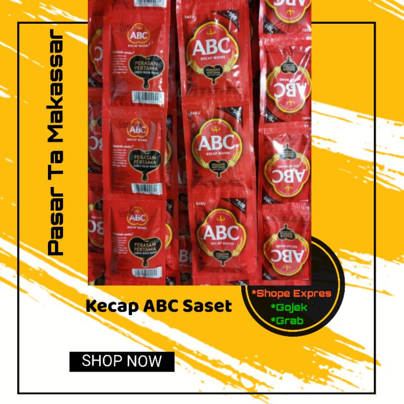 

Kecap ABC Saset 60 ml / Kecap Manis / Pasar Online Makassar / Pasar Ta Makassar / Pasar Terong Makassar