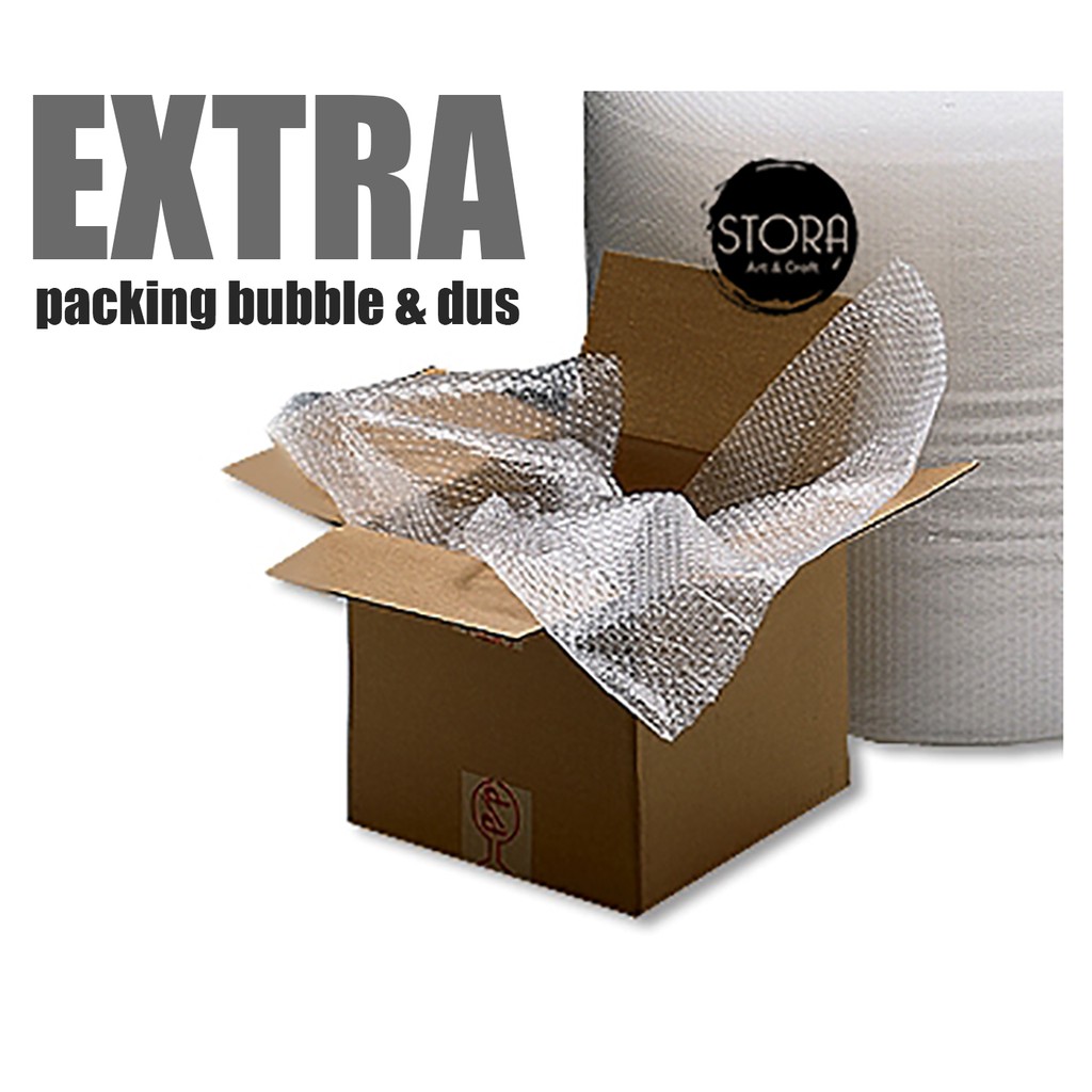 

EXTRA Packing Bubble Wrap + Dus