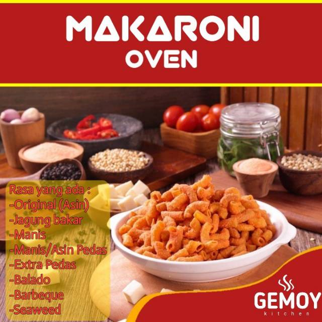 

Makaroni oven,keju,bbq,pedas,manis,super pedas