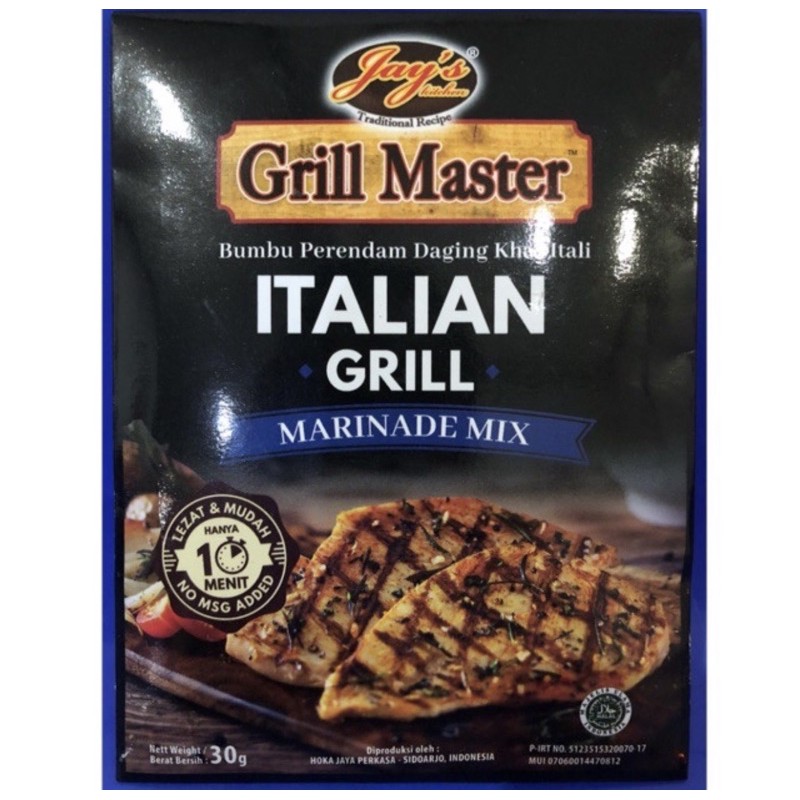 

jay’s grill master italian bumbu marinate steak