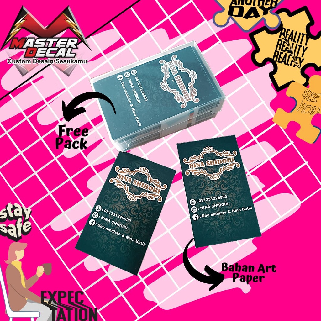 

Cetak Kartu Nama Bahan Art Paper 260 gr