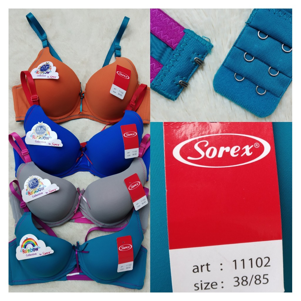 BRA SOREX 11102 RAINBOW/ BH FULLCUP KAOS BUSA TEBAL