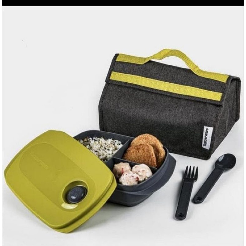 kotak makan tupperware byo lunch box set