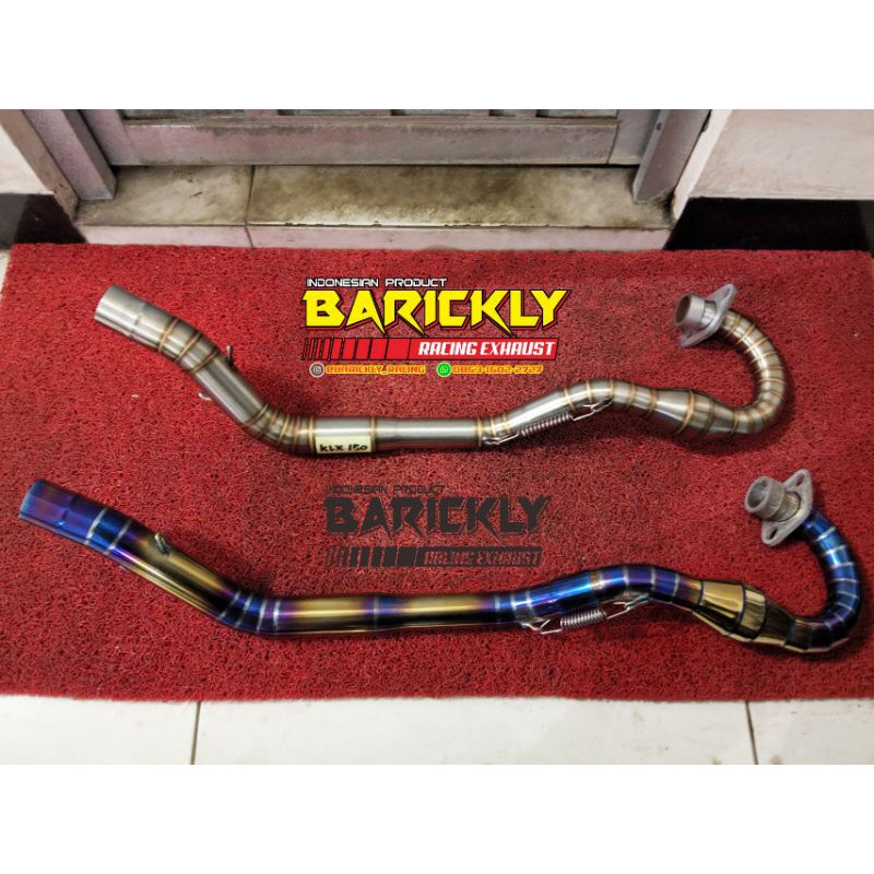 Header Leheran Pipa Leher Knalpot Racing KLX 150 Spek Harian Bore Up KLX 150bf 150se 150bfse Custom