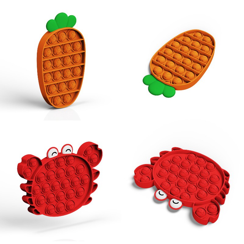 [LOGU] Pop it fidget, Mainan go bang fox mind, Mainan anti stress pop-2