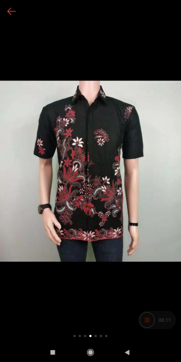 Mens Batik Pekalongan Hem