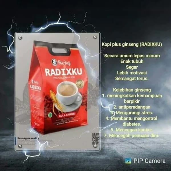 

H2J021 Kopi Radixku Pak Haji Isi 20Sachet Hyh1Yjj