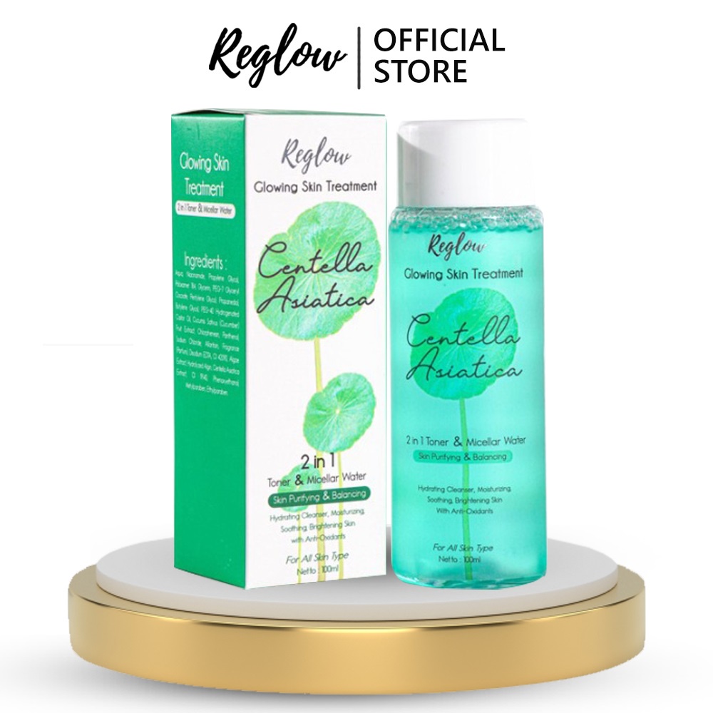 Reglow Skincare Original Facial Toner Skincare Original Wash Cream Perawatan Wajah Berjerawat BPOM