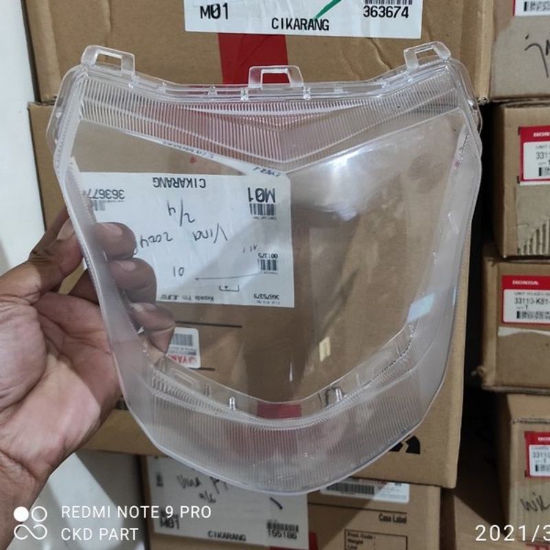 mika lampu depan bening Vixion new merk narita