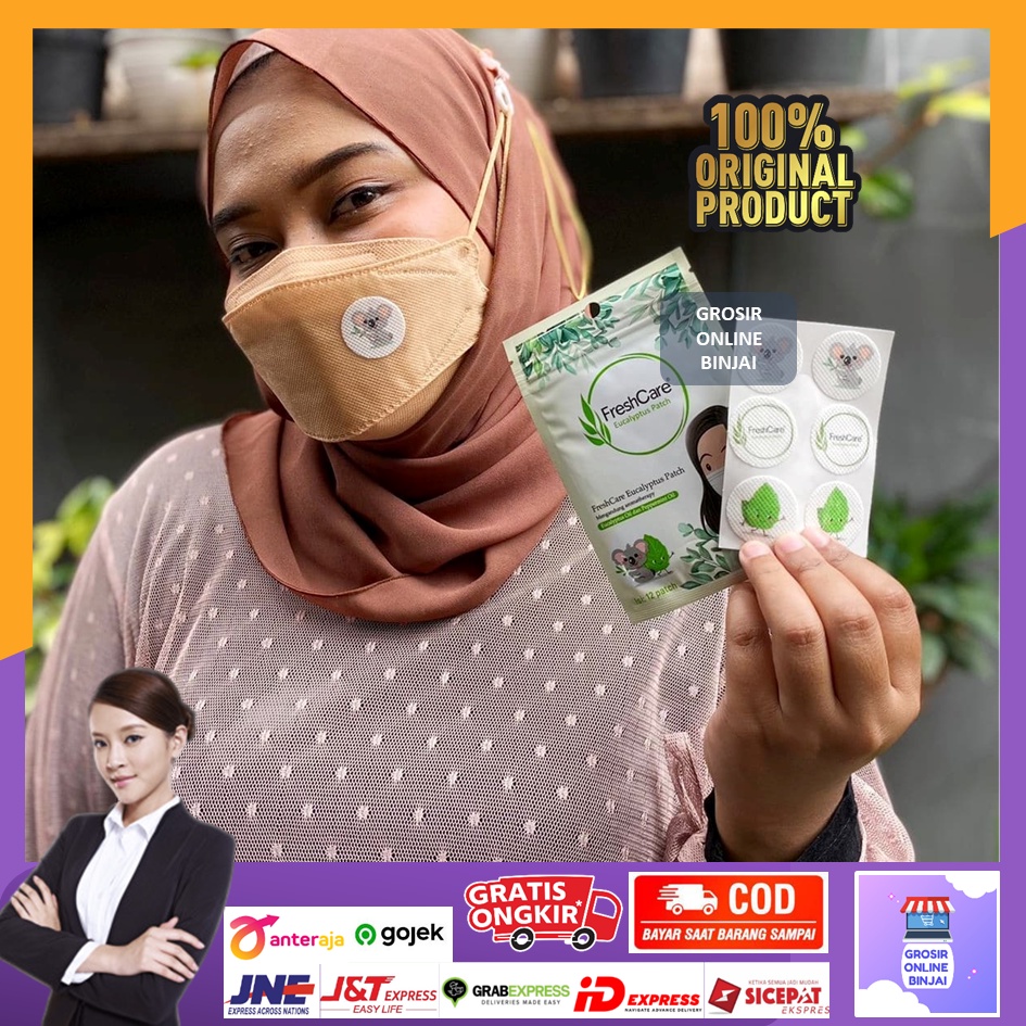 [READY] Freshcare Patch Eucalyptus Isi 12 Patch / Freshcare Eucalyptus Patch Tempel Masker / Fresh C