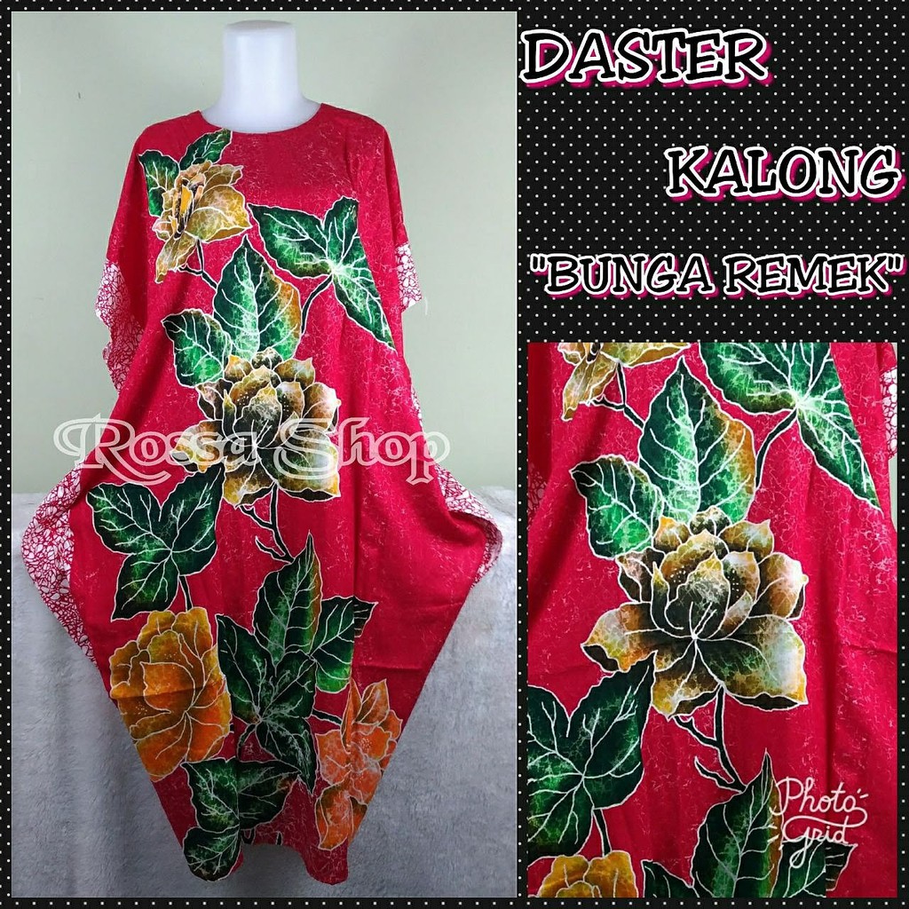  DASTER  KALONG ELOK  BUNGA REMEK BATIK  ELOK  Shopee 